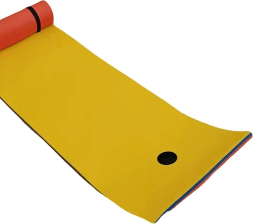 Miniatura 3 de Manta flotante de agua, 3 capas de espuma XPE de alta densidad, colchón flotante, colchón flotante de espuma para playa, verano, piscina
