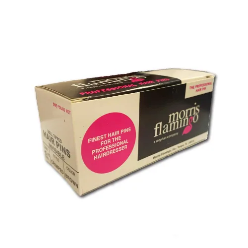 Miniatura 3 de Morris Flamingo® Horquillas para el cabello marrón 1 Lb. 1-3/4" l