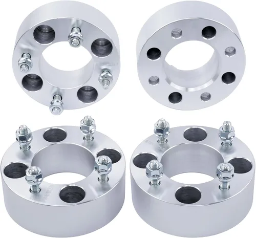 Miniatura 10 de 4PC 4x110 a 4x137 Adaptadores de rueda ATV UTV 1 pulgada con pernos 10x1.25 Compatibles con Honda Yamaha-Suzuki-Kawasaki 4 Lug para Rancher Foreman