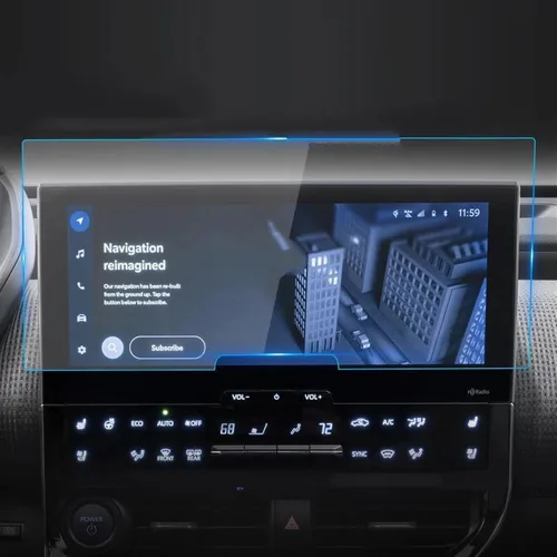 Miniatura 10 de Película protectora de vidrio templado para navegación Carplay Video Protector de pantalla para Toyota BZ4X 2023 Auto Auto Interior Película