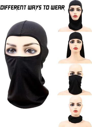 Miniatura 7 de 6 Pieces UV Sun Protection Cooling Bandana Men Balaclava Full Face Covering Neck Gaiter Scarf Hood Outdoor Cycling Running