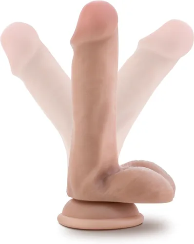 Miniatura 4 de Blush Coverboy Ranger Rob - Consolador delgado realista de 6 pulgadas con bolas, tamaño medio, polla realista ~ Compatible con ventosa de PVC