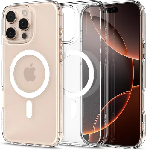 Miniatura 53 de Spigen Funda para iPhone 13 Mini, ultra híbrida MagFit [antiamarilleo] [compatible con Magsafe] - Transparente