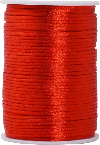 Mandala Crafts - Cordón cola de rata de nailon satinado para hacer nudos chinos, macramé, adornos, joyas