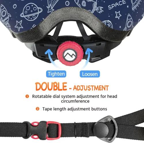 Miniatura 6 de MOUNTALK - Casco de bicicleta para niños/bebés, para niños de 1/2/3/4/5/6/7/8 años, cascos para niños de 5-8/8-14 años, cascos de patineta