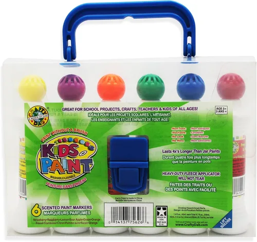 Crafty Dab Kids Paint - Paquete de 6 fundas de transporte
