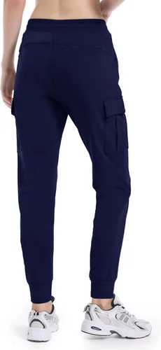 Miniatura 3 de HARTPOR Pantalones deportivos con forro polar para mujer, pantalones cargo de senderismo, resistentes al agua, pantalones deportivos de invierno