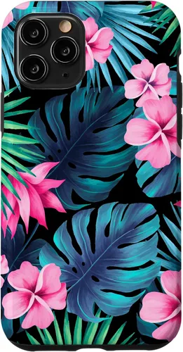 Miniatura 28 de iPhone 11 Pro Max Exotic Summer Vacation Hawaii Plant Flower Hibiscus Tropical Case