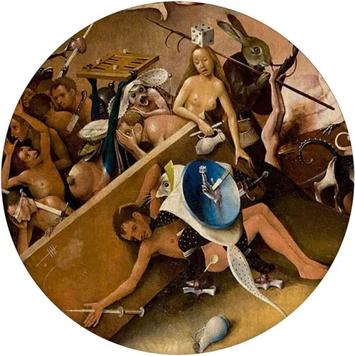 Miniatura 3 de The Garden of Earthly Delights Painting Art Hieronymus Bosch - Soporte y agarre para teléfonos y tabletas, Negro