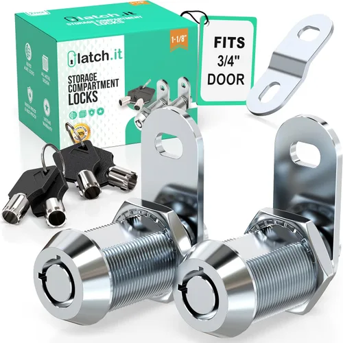 Miniatura 11 de LATCH.IT - Cerraduras para almacenamiento de RV (vehículos recreativos) de 1-1/8 pulgadas; paquete de 10 cerraduras para compartimentos