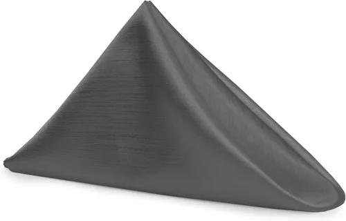 Miniatura 193 de Ultimate Textile -1 docena de servilletas reversibles Shantung Satin - Majestic - Servilletas de tela Majestic de 17 x 17 pulgadas, color marrón