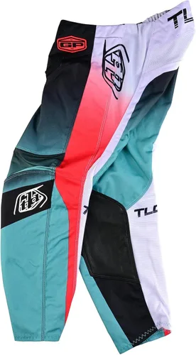 Miniatura 6 de Troy Lee Designs Youth GP Pant Motocross, Off-Road, Dirt Bike Pant, Youth-Specific Fit Astro Gris Claro/Naranja
