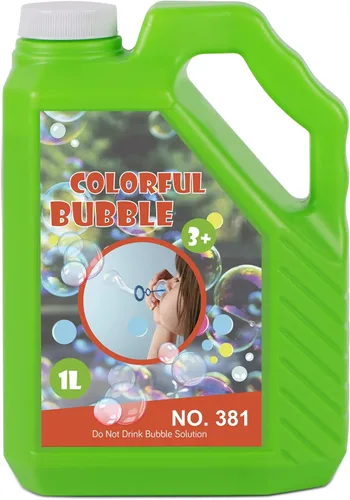 Miniatura 16 de Solución concentrada de burbujas Lulu Home, repuesto de 1 L/33.8 onzas para máquinas de burbujas, varitas gigantes y sopladores - hasta 2.5 galones