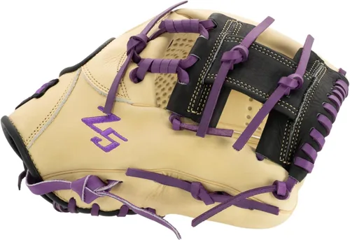 Miniatura 58 de SSK Z5 Craftsman Guante de béisbol para infield – 11.25” - 11.5” - 11.75” - 12” – Lanzamiento con mano derecha y izquierda Rojo/Verde Kelly/Blanco
