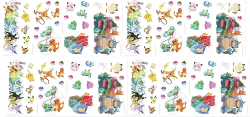 Miniatura 2 de RoomMates RMK4150SCS Calcomanías de Pared Despegables y Adhesivas de Personajes Favoritos de Pokemon