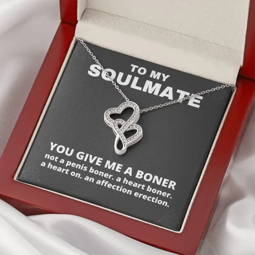 Miniatura 4 de You Give Me A Boner Forever Love Collar divertido regalo de broma para mi alma gemela regalos divertidos de Navidad regalo de mordaza para ella