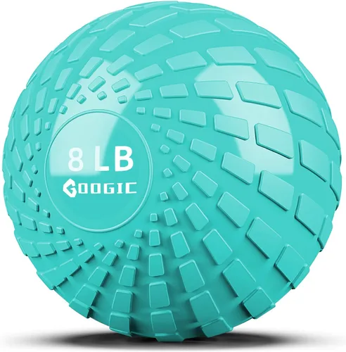 Miniatura 17 de Slam Ball 8-10 lb Medicine Ball Weighted Balls for Exercise and Workout, Strength, Cardio, Cross-Training and Core Workouts