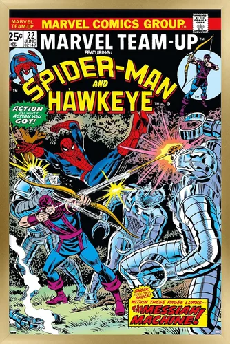 Miniatura 13 de Trends International Marvel Comics - Póster de pared de Hawkeye y Spider-Man Versión premium sin marco