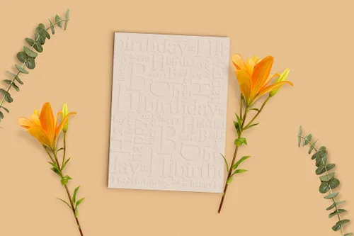 Miniatura 4 de Carpetas en relieve de plástico de feliz cumpleaños para hacer tarjetas, palabras, fondo, álbum de recortes, plantilla de plástico, álbum de fotos