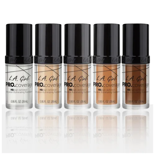 Miniatura 5 de Base de maquillaje líquida L.A. Girl Pro Coverage, Beige