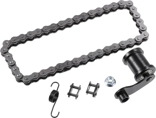 X AUTOHAUX 1 Unidades Motocicleta Mini Bike Cadena Tensor Rodillo con Resorte 420 Cadena 42L Enlace para Baja Motorsports Mini Bike MB165 MB200