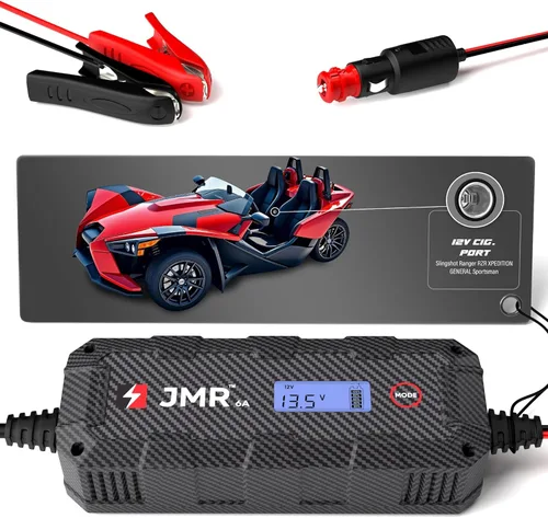 Miniatura 9 de Cargador de batería JMR para Polaris Slingshot Ranger RZR Xpedition General Sportsman todos los modelos, cargador de goteo, acondicionador