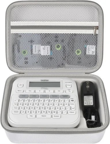 Miniatura 11 de Estuche compatible con Brother P-Touch PTD220 D210 Etiquetadora diaria para hogar/oficina, organizador de almacenamiento y transporte para cintas
