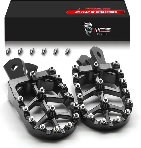 Miniatura 17 de MZS Estriberas eléctricas para motocross compatibles con X3 XXX MX3 MX4 MX5, estriberas Ebike MX más anchas reposapiés resto pedal CNC aluminio negro