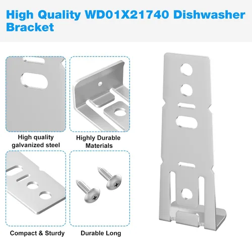 Miniatura 6 de GE Soporte de montaje para lavavajillas WD01X21740 para soporte de lavavajillas Hotpoint WD01X10598, GEHWD01X21740, WD01X2174, PS11700868-2
