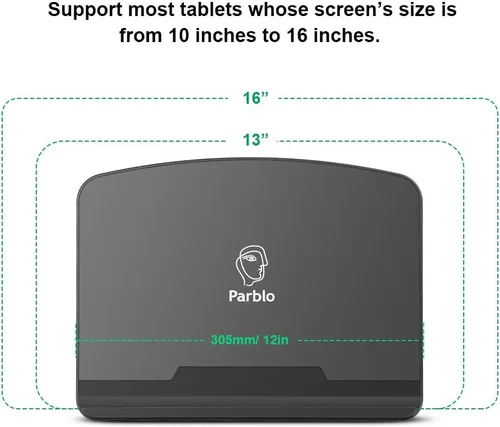Miniatura 9 de Parblo PR 100 Soporte universal para tableta de dibujo ajustable para monitores de gráficos digitales de dibujo de 10 a 16 pulgadas, tabletas