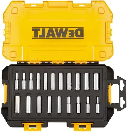 Miniatura 2 de DEWALT DWMT73811 Kit de Herramientas Juego de Dados Profundos de 1/4'', 20 Piezas (Paquete de 2)