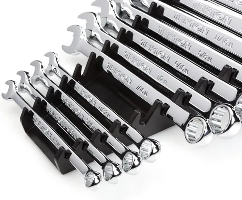 Miniatura 5 de TEKTON Organizador de llaves combinadas de 19 herramientas (negro) ORG29119 Fabricado en Estados Unidos
