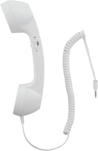 Miniatura 11 de Auricular retro de 3.5mm para teléfono celular Micrófono receptor para iPhone iPad teléfonos móviles smartphone (negro)