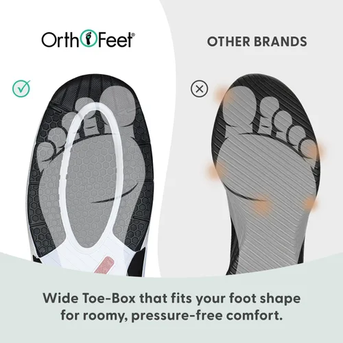 Miniatura 14 de Orthofeet Zapatillas ortopédicas de punto Francis sin ataduras para mujer