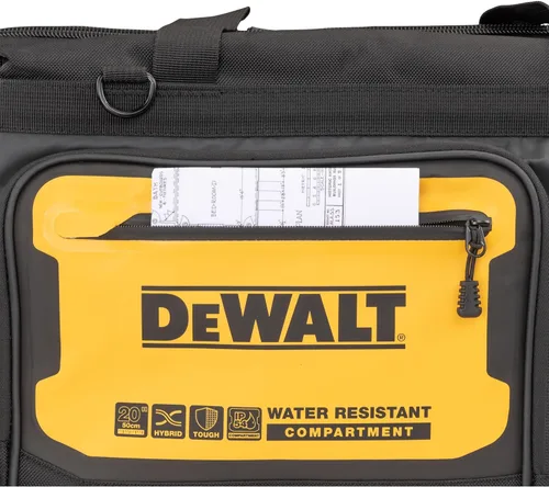 Miniatura 6 de DEWALT Bolsa de herramientas, resistente al agua, fondo duro, 20 pulgadas, bolsa de herramientas profesional con organización (DWST560104)