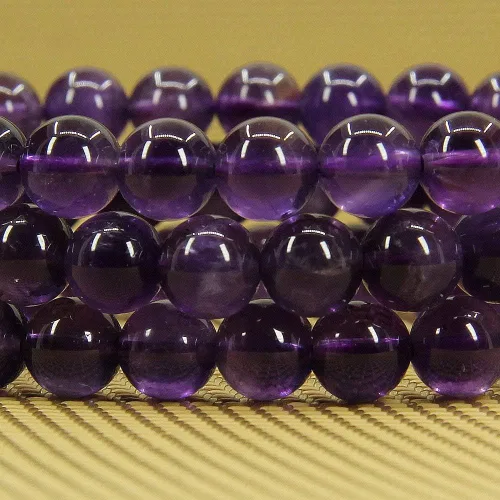 Miniatura 4 de Handmade Gem Semi Precious Gemstone 6mm Round Beads Stretch Bracelet 7" Unisex