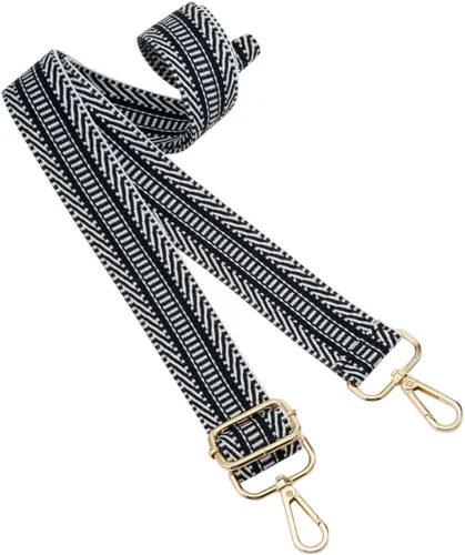 Miniatura 173 de ZOOEASS Hebillas de níquel Correa ancha para el hombro ajustable de repuesto para cinturón de pistola, hebilla de guitarra estilo bandolera