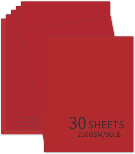 Miniatura 14 de 30 hojas de cartulina negra de 8.5 x 11 pulgadas, 250 gsm/90 libras, papel de cartulina grueso y suave, perfecto para invitaciones, menús, tarjetas