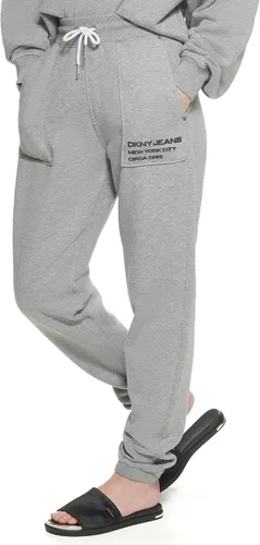 Miniatura 3 de DKNY Joggers de tiro medio con cordón para mujer