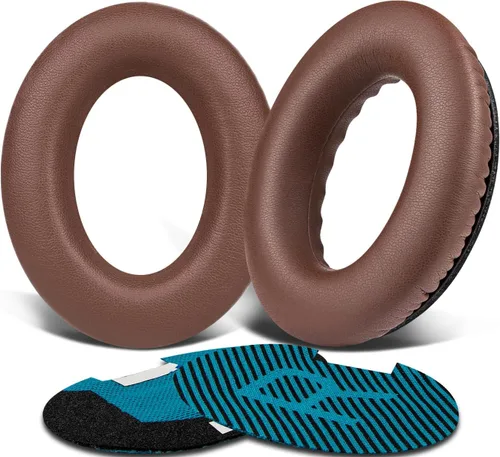 Miniatura 20 de SoloWIT Almohadillas de cuero con proteína para auriculares Bose, almohadillas de repuesto para Bose QuietComfort 15 QC15 QC25 QC2 QC35/Ae2 Ae2i