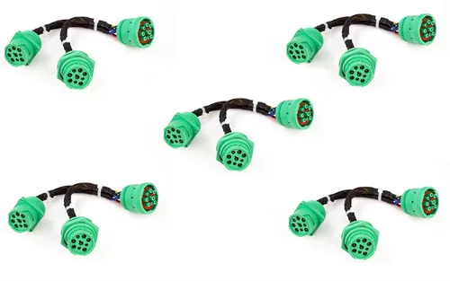 Miniatura 8 de YPP TIPO2 SAE J939 Cable divisor Y Cable de extensión de datos y energía de 9 pines para herramientas de diagnóstico de GPS ELD para camiones