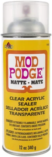 Miniatura 6 de Mod Podge Sellador Acrílico en Aerosol Mate Paquete de 2, Sellador de Pintura de Revestimiento Transparente Mate en Aerosol, Mango de Pulverizador