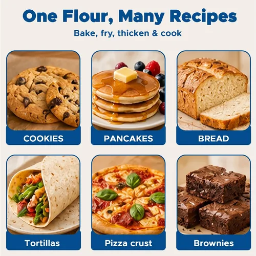 Miniatura 4 de Jans Harina de yuca, 2 libras, sustituto de harina multiusos sin gluten, harina para hornear sin cereales sin OMG, apta para paleo y AIP, harina