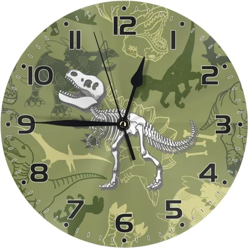 Miniatura 10 de Bee - Reloj de pared para niños, 10 pulgadas, silencioso, sin tictac, fácil de leer, reloj de pared para niños y niñas, decorativo para habitación