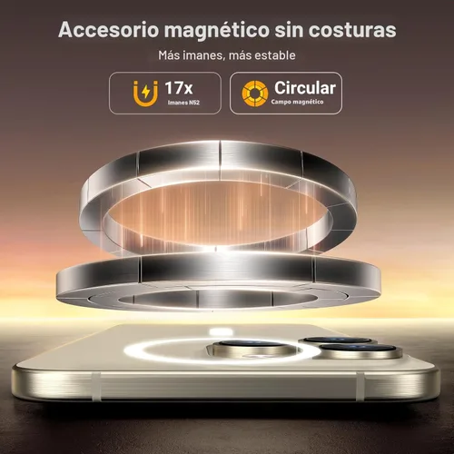 Miniatura 5 de UGREEN Soporte magnético para teléfono MagSafe, soporte de iPhone de altura ajustable para escritorio con rotación de 360° compatible con iPhone 17