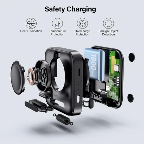 Miniatura 6 de Cargador portátil para cargar Samsung Watch, SwanScout 303S, cargador inalámbrico de 1800 mAh para Galaxy Watch 8 Classic/8/7/Ultra/6/6 Classic/5/5