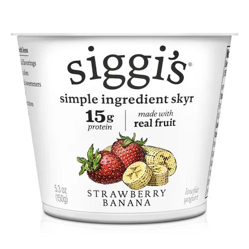 Miniatura 11 de siggi's® 2% Yogur Islandés Colado Bajo en Grasa, Sabor a Cereza Negra, 5.3 oz., Taza de Porción Individual