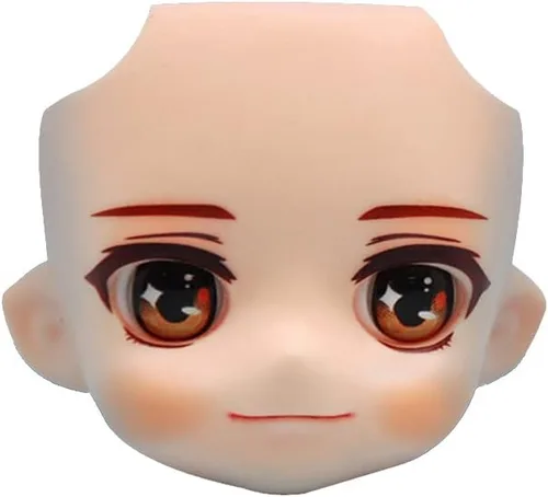 Cara de repuesto para GSC, YMY cuerpo de muñeca movible muñeca juguetes cara accesorios de extensión de muñeca (Face005)