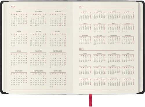 Miniatura 3 de Dohe - Agenda 2024 – Página de día – Tamaño: 5.9 x 8.3 in (A5) – 336 Páginas – Encuadernación cosida – Tapa dura – Negro – Modelo Manaos