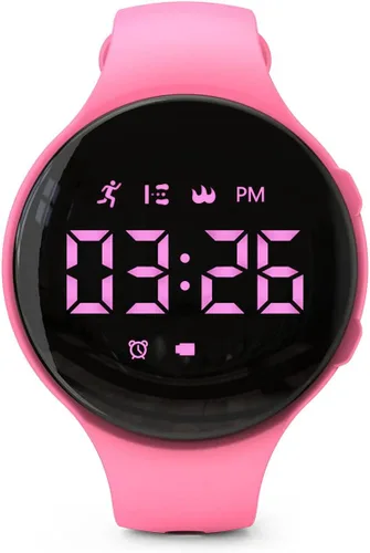Miniatura 10 de Reloj de seguimiento de fitness LED sin Bluetooth, reloj podómetro digital, con recuento de pasos/distancia/calorías/cronómetro/reloj despertador